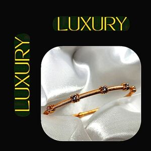 Pink Diamond .25 CT 14K Solid Rose Gold Bracelet..